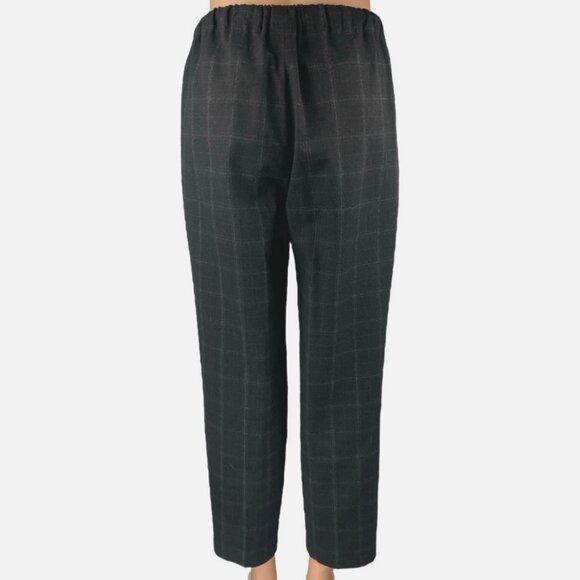 Aritzia The Group Babaton Jimmy Plaid Drawstring Pants - Size Extra Small - Picture 3 of 9